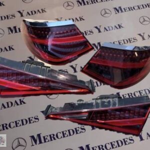 چراغ خطر عقب مرسدس بنز W223 / S500 استوک اورجینال
