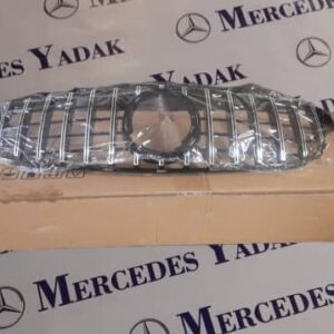 جلو پنجره مرسدس بنز کوپه W205 / C200 / C300 طرح Mercedes-Benz C-Class (W205) GTR-Style Front Grille / GTR