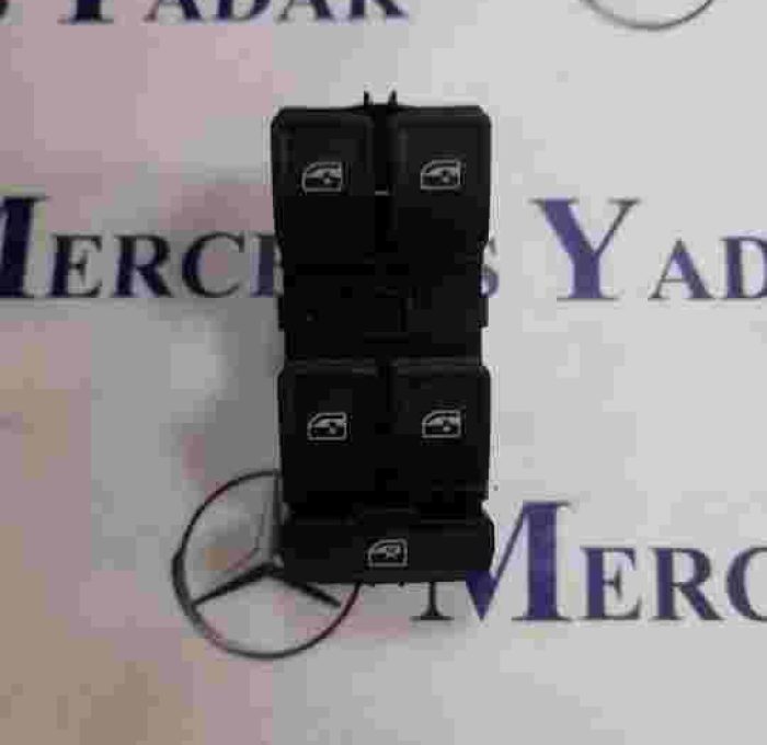 کلید شیشه بالابر راننده فولکس واگن پاسات 5G0959857D