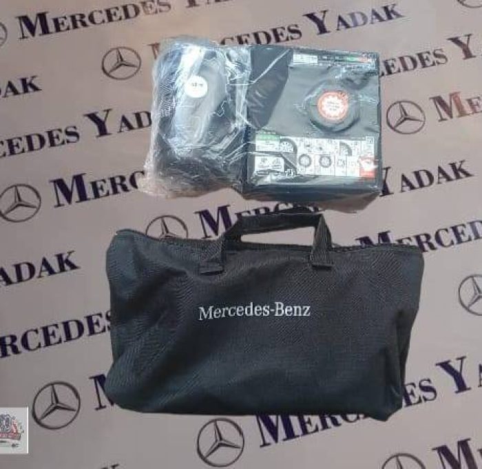 کیت پنچرگیری و کمپرسور باد اورجینال مرسدس بنز c200L / C180L / C350L | مناسب نسل جدید خودروهای مرسدس بنز
