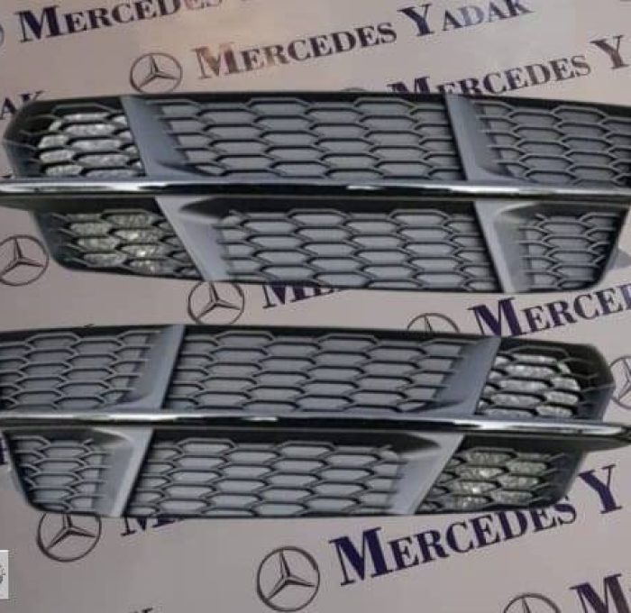 توری و زه کروم سپر آئودی A6 آکبند اورجینال Original Front Bumper Grille for Audi A6