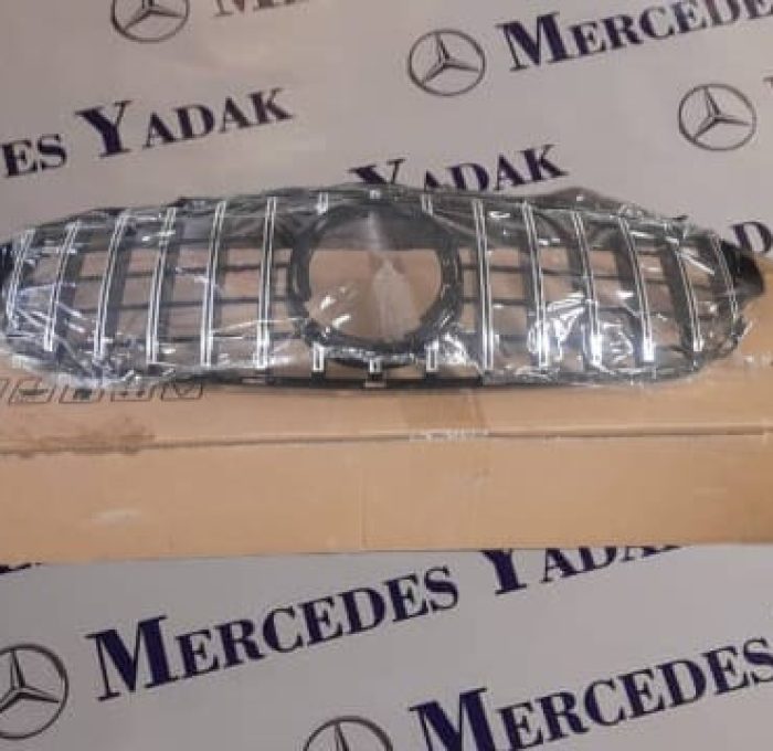 جلو پنجره مرسدس بنز کوپه W205 / C200 / C300 طرح Mercedes-Benz C-Class (W205) GTR-Style Front Grille / GTR